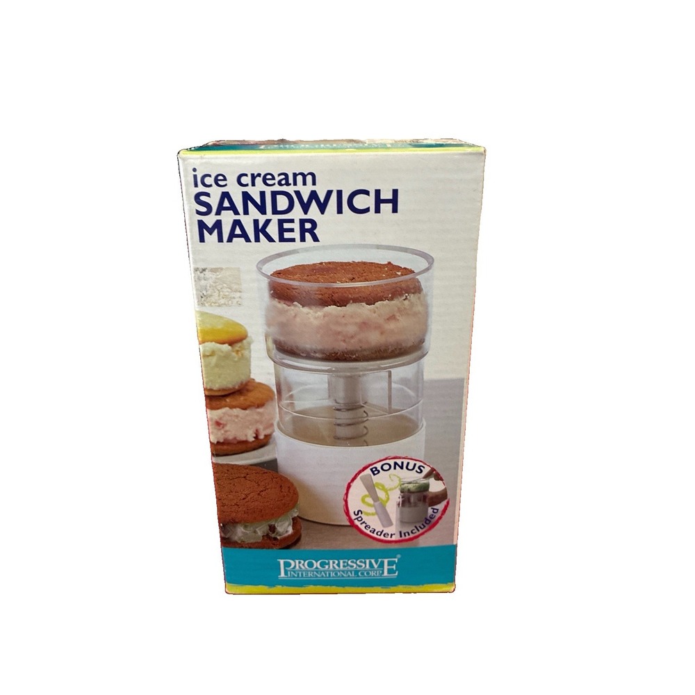 Ice Cream Sandwich Maker Bonus Spreader Included